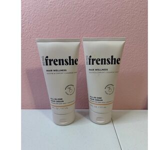 2pk Being Frenshe Hair Wellness All-In-One Hair Cream Cashmere Vanilla 6oz New